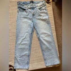 Gap low rise straight crop stretch jeans women’s size 8